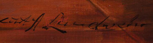 sygnatura Curt August Landwehr